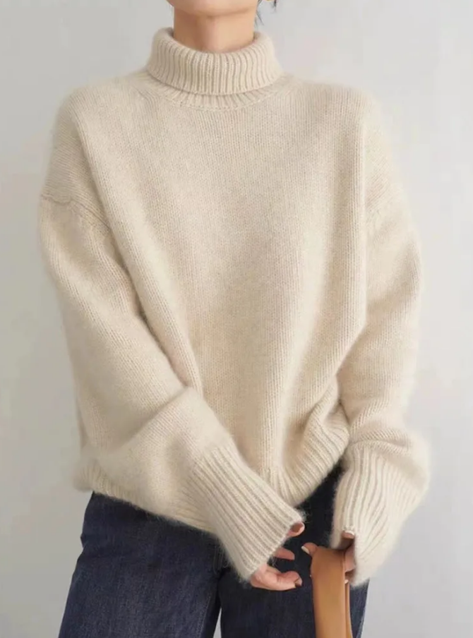 Damen Kaschmir Rollkragenpullover 0
