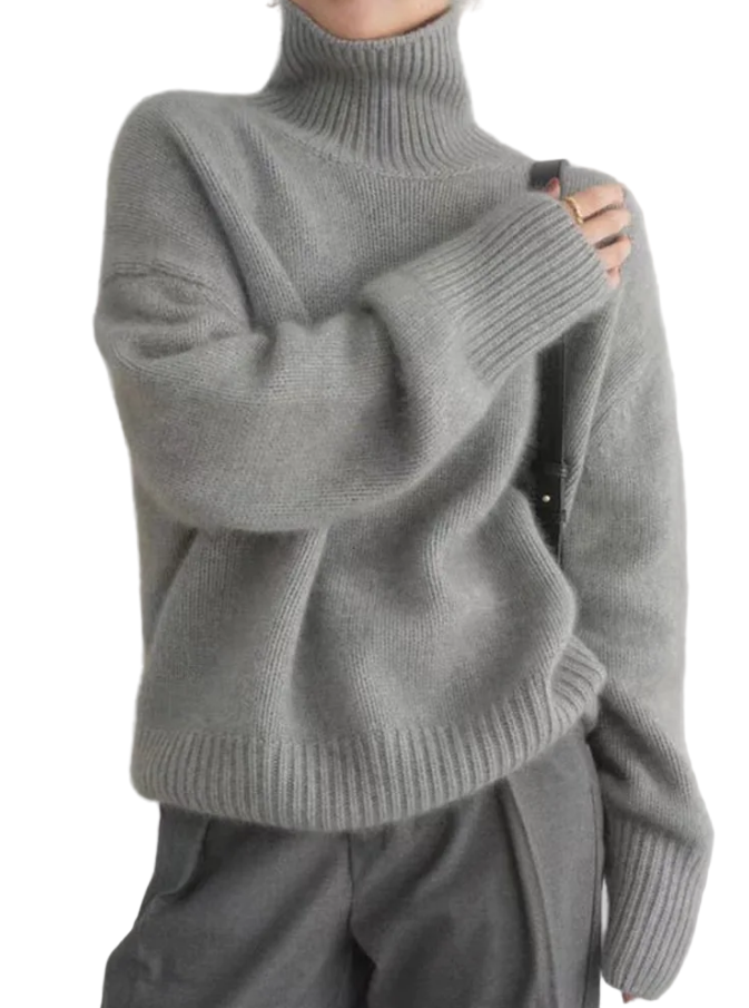 Damen Kaschmir Rollkragenpullover 1