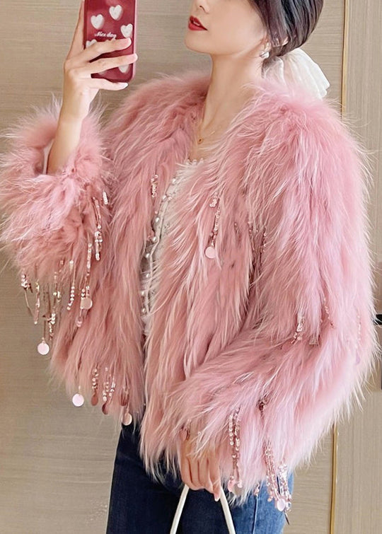 Damen Mäntel mit Pailletten und Quasten im Bohème-Stil 2