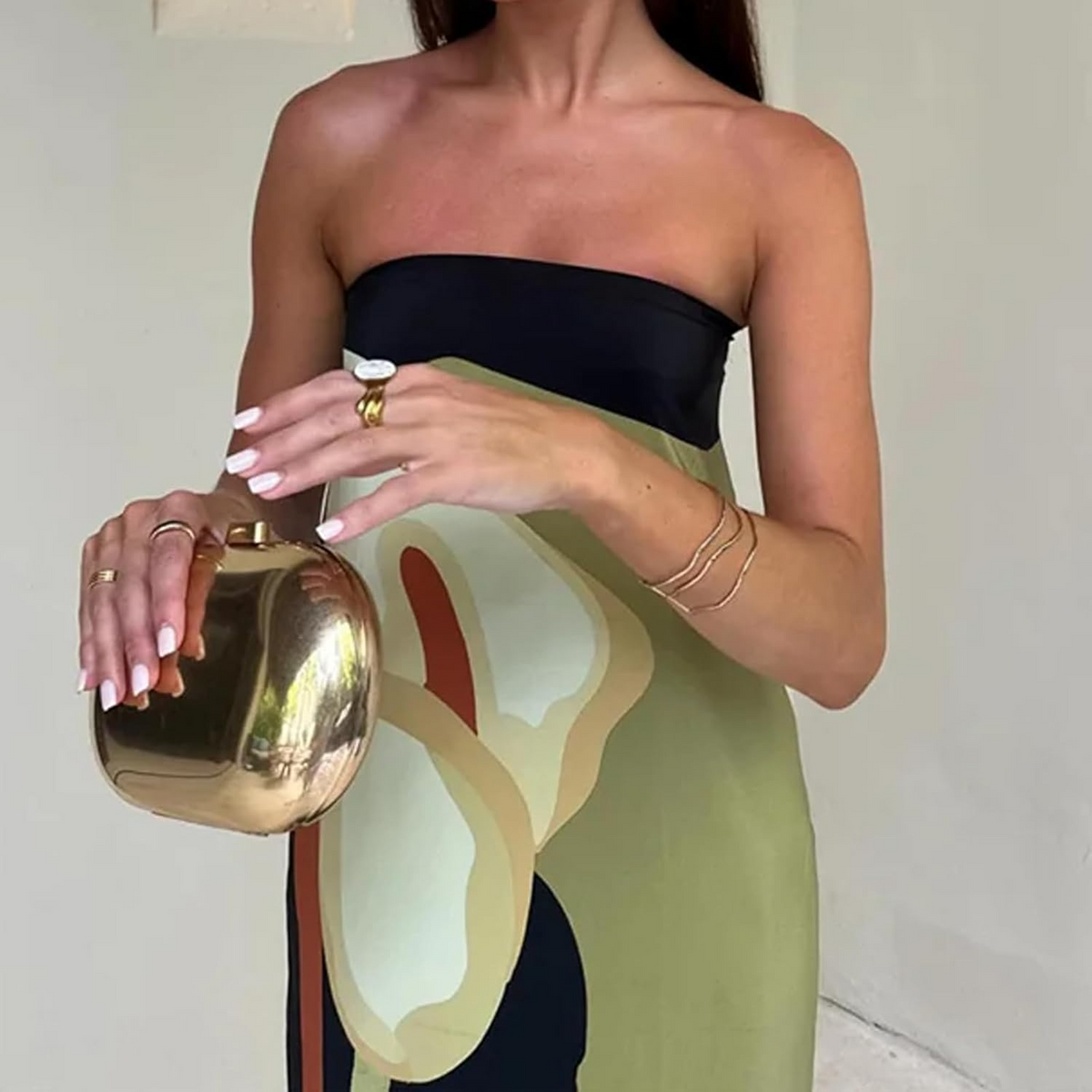 Damen Maxi Kleid Fließend Sommerstil 1