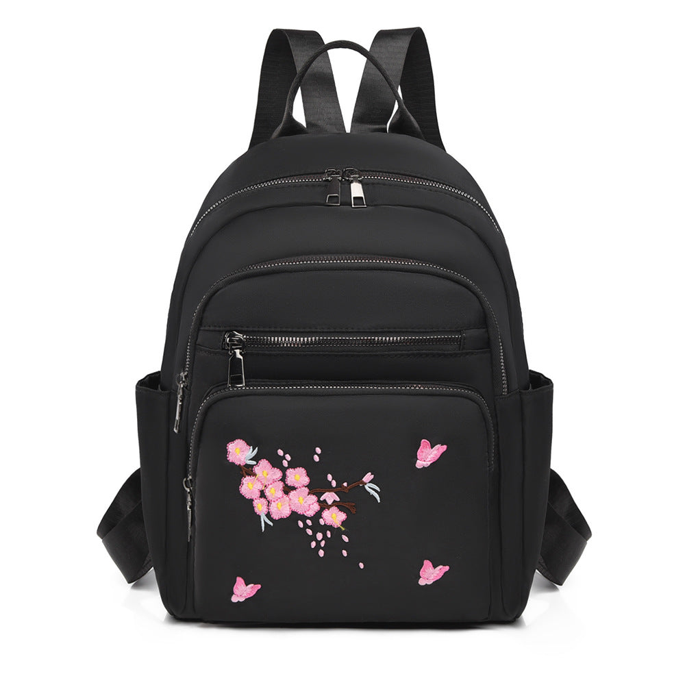 Damen Mini-Rucksack mit Blumenstickerei 0