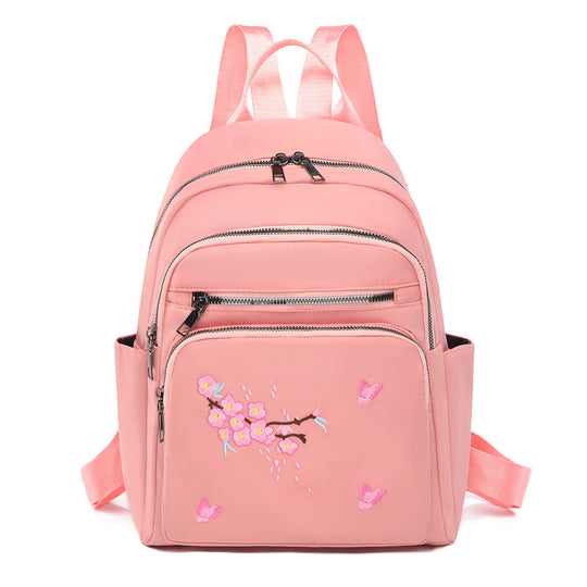Damen Mini-Rucksack mit Blumenstickerei 1