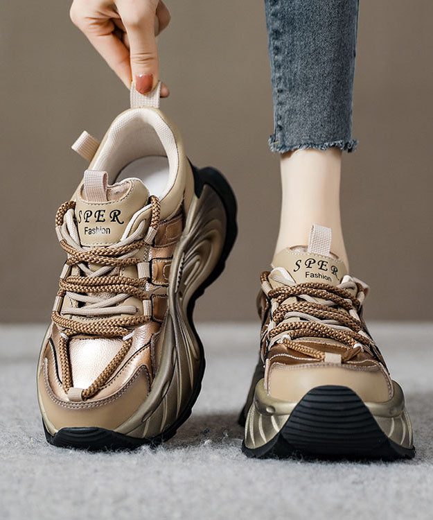 Damen Plateau Schuhe mit Kreuzriemen für Vielseitige Outfits 3