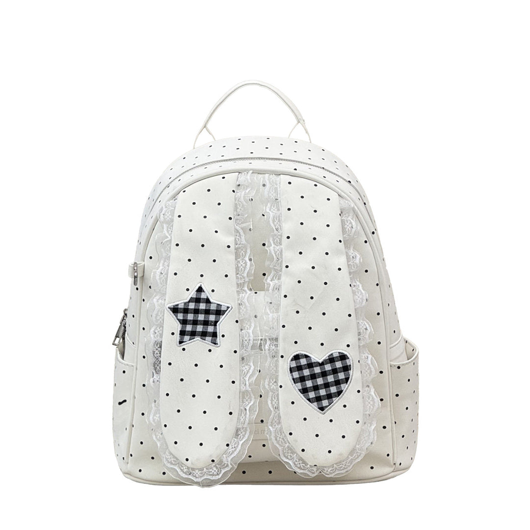 Damen Rucksack mit verspielten Hasenohren Design 0