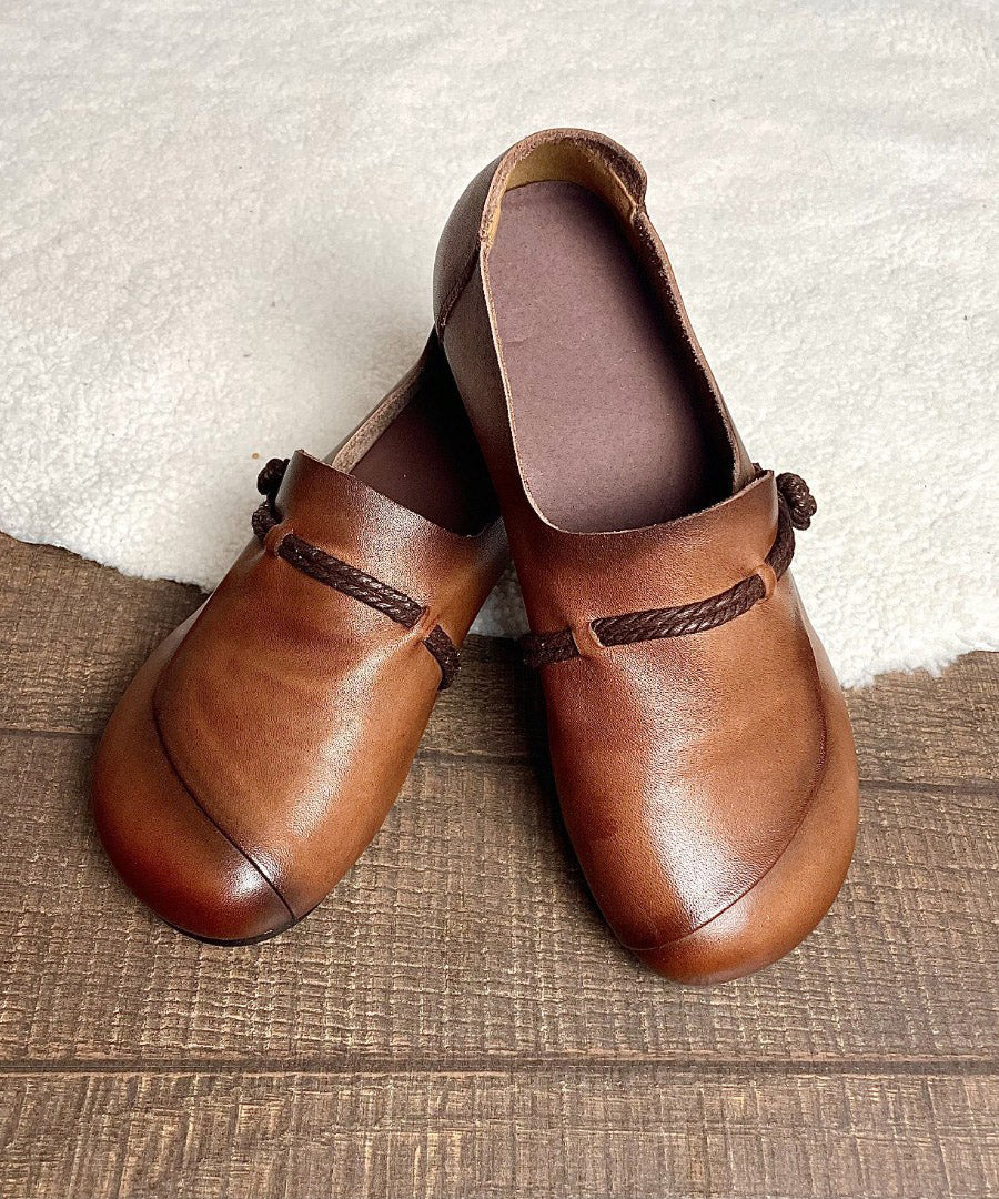 Damen Schuhe Retro-Flach mit Kreuzriemen für Vielseitige Outfits 1