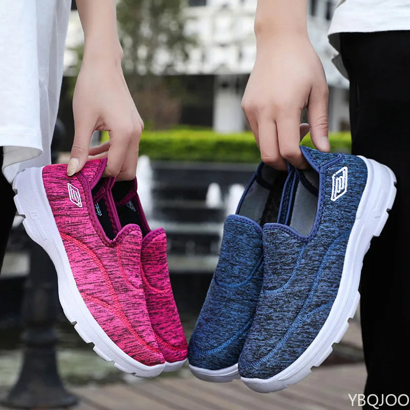 Damen Sneakers Atmungsaktive Bequeme Schuhe Rutschfeste Sohle für Alltag 1