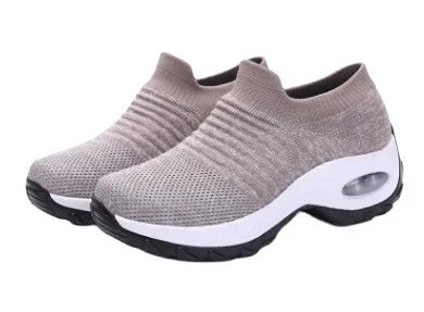 Damen Sneakers Erhöhter Absatz Atmungsaktives Obermaterial für Freizeit und Outdoor 10