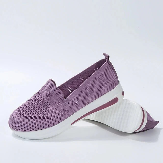 Damen Sneakers Komfortabel Orthopädisch mit Breiter Zehenbox 3