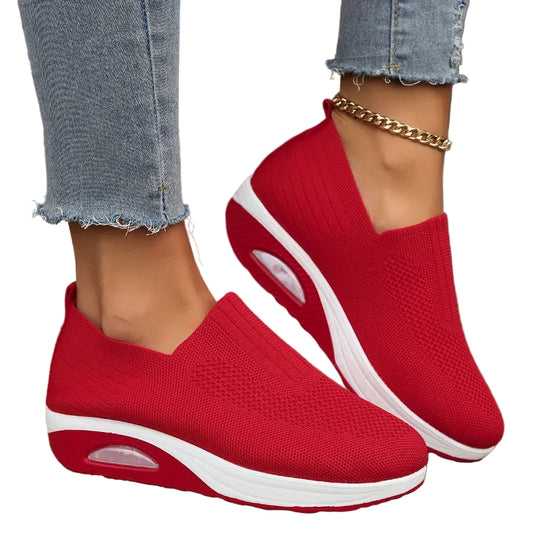 Damen Sneakers Luftpolster Rutschfeste Sohle Atmungsaktives Mesh 1