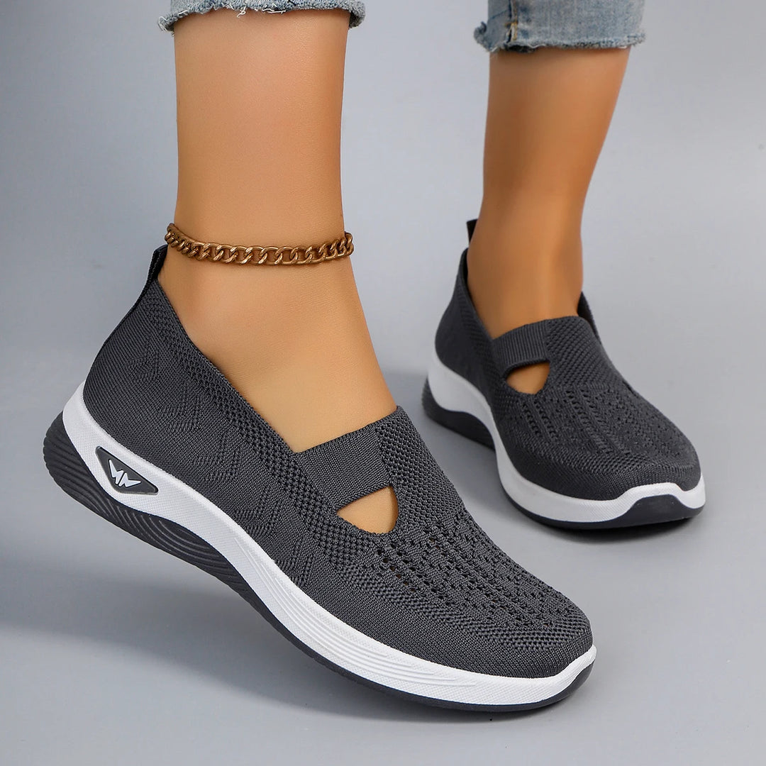 Damen Sportschuhe Atmungsaktiv Leicht Flach 8