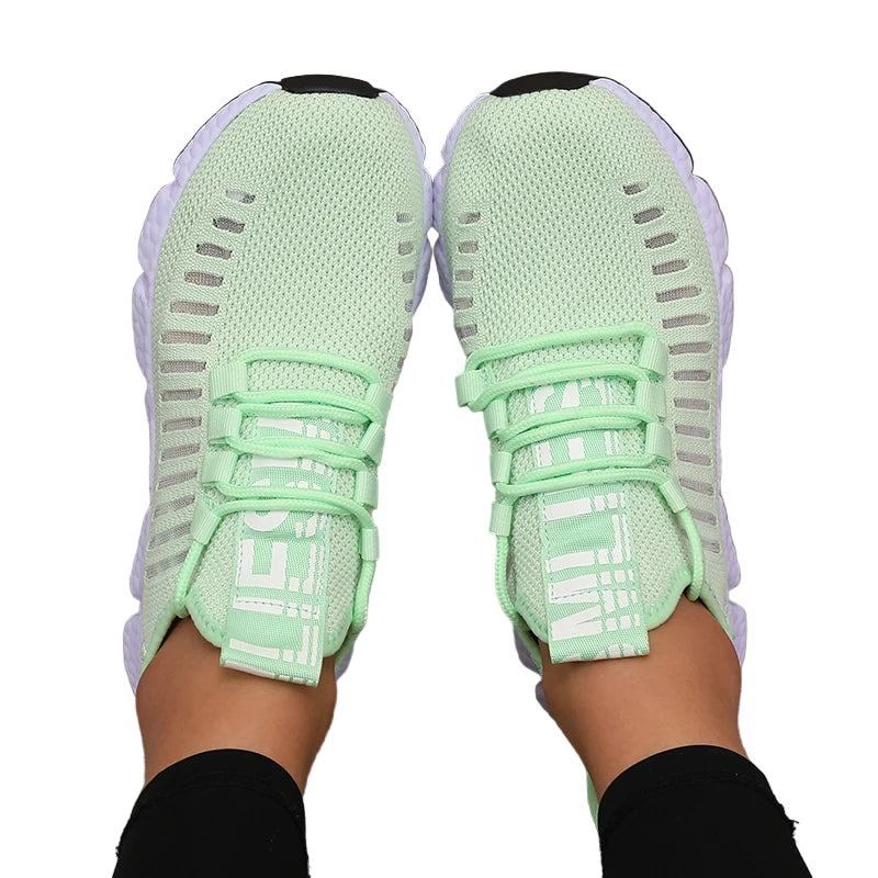 Damen Sportschuhe Atmungsaktiv Plattform Design für Outdoor Aktivitäten 0