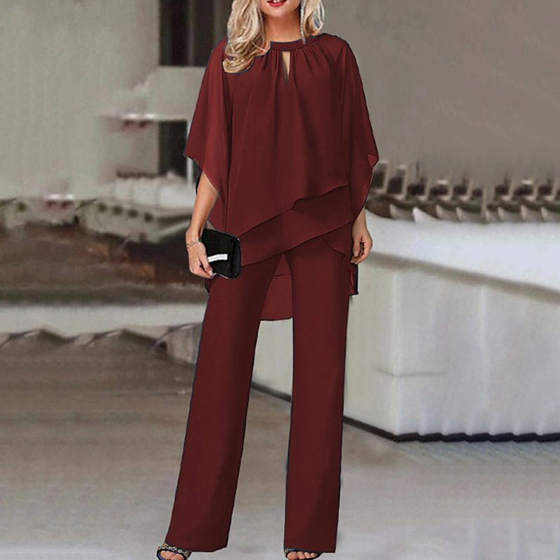 Damen Twin Set Elegante Mode Hochwertige Stoffe 3