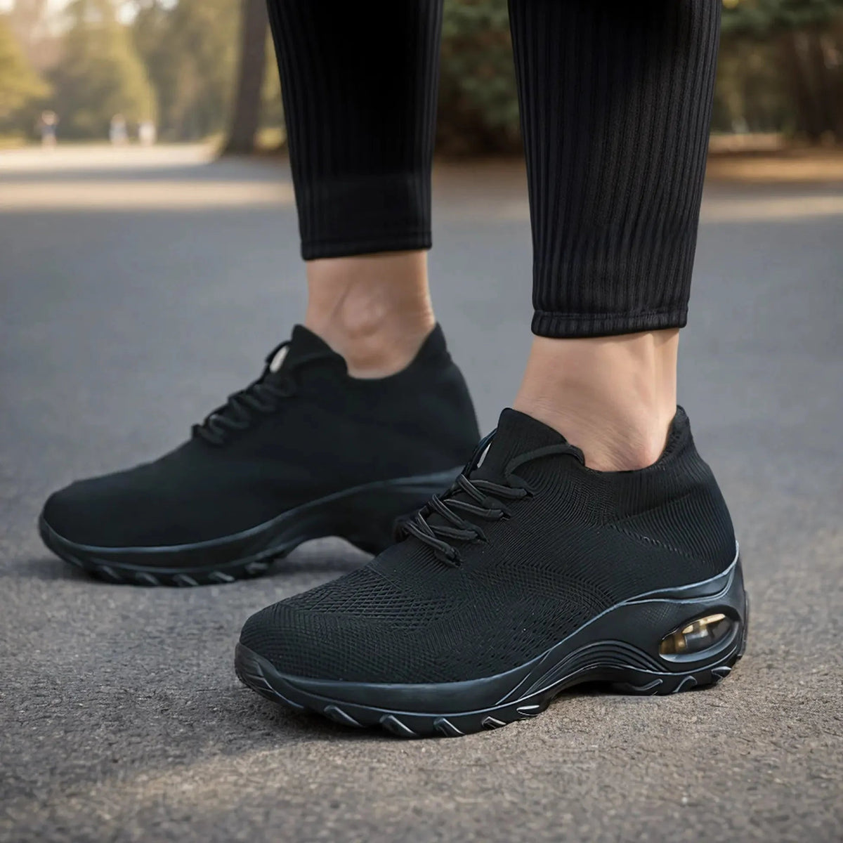 Damen Walkingschuhe Atmungsaktiv Mit Ergonomischer Fußgewölbeunterstützung 8