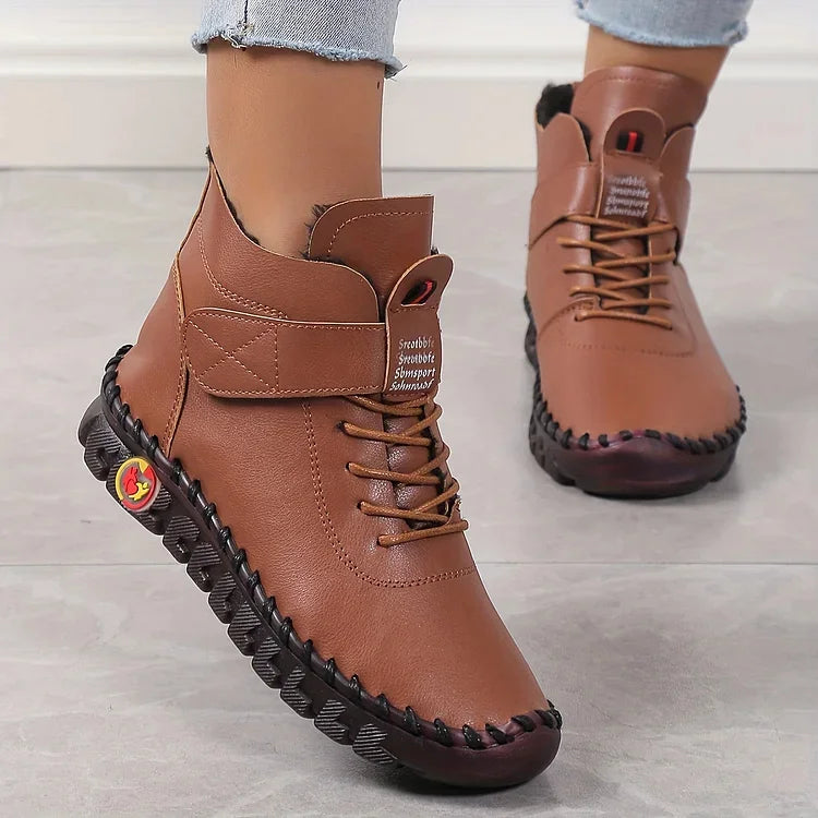 Damen Winter Sneakers Stiefel Trendy Warm 1