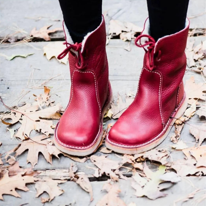 Damen Winterstiefel Wasserdicht mit Wollfutter 4