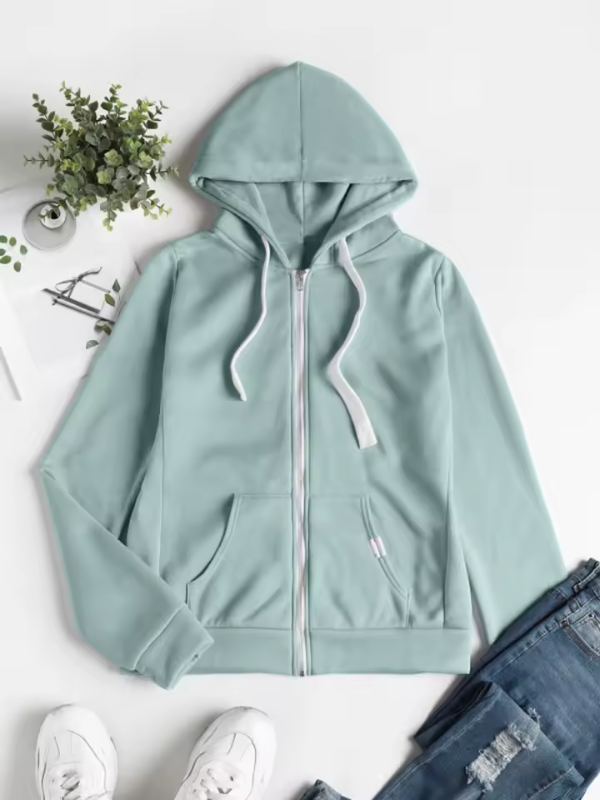 Damen Zip-Up Hoodie für entspannte Tage 1
