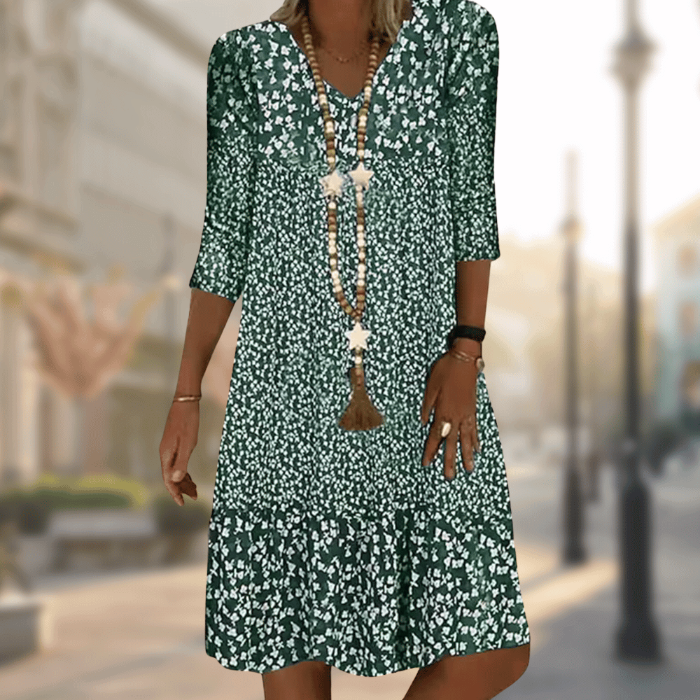 Variant image for Damen Kleid Elegantes Sommerkleid Baumwolle Polyester-15