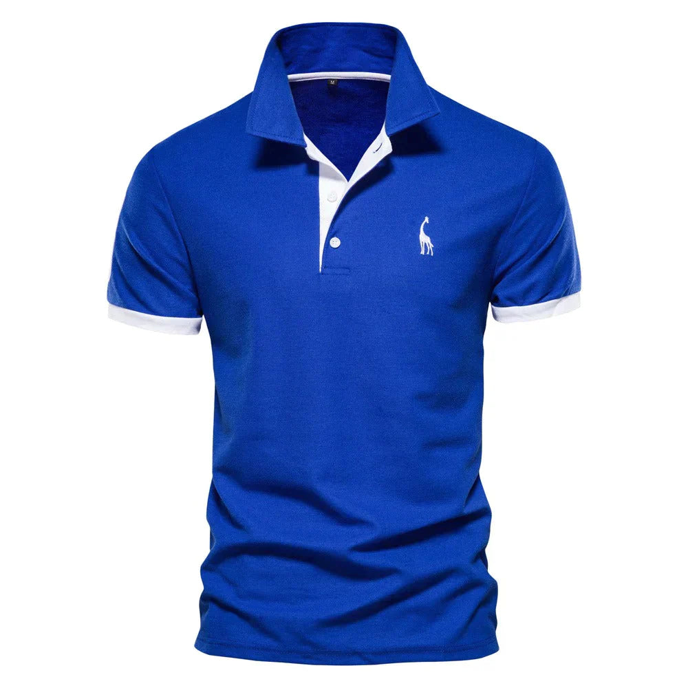 Variant image for Herren Polo Shirt Klassischer Schnitt 100% Baumwolle Atmungsaktiv-22
