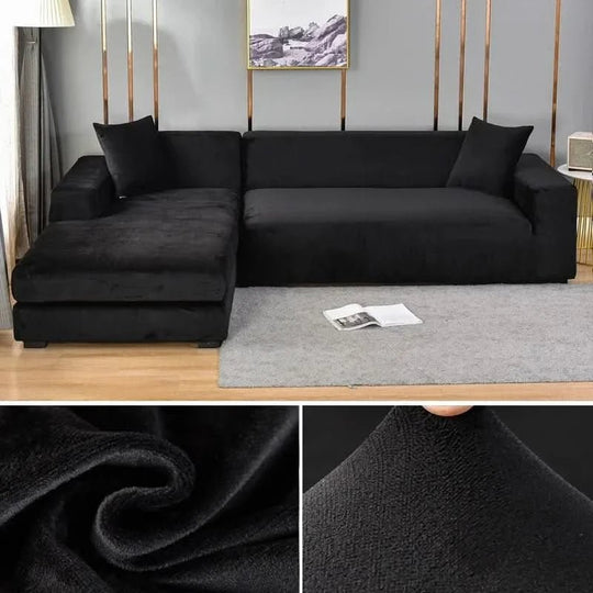 Elastischer Sofabezug für Jedes Wohnzimmer - Stylischer Couch Bezug für L-förmige Sofas und Akzentsessel 20