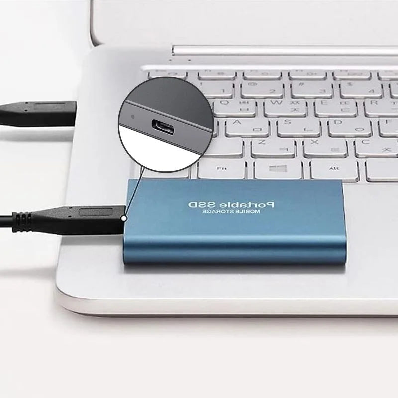 Externe SSD, tragbar, aus Aluminium, 1 TB-30 TB, stoßfest und wasserabweisend 6