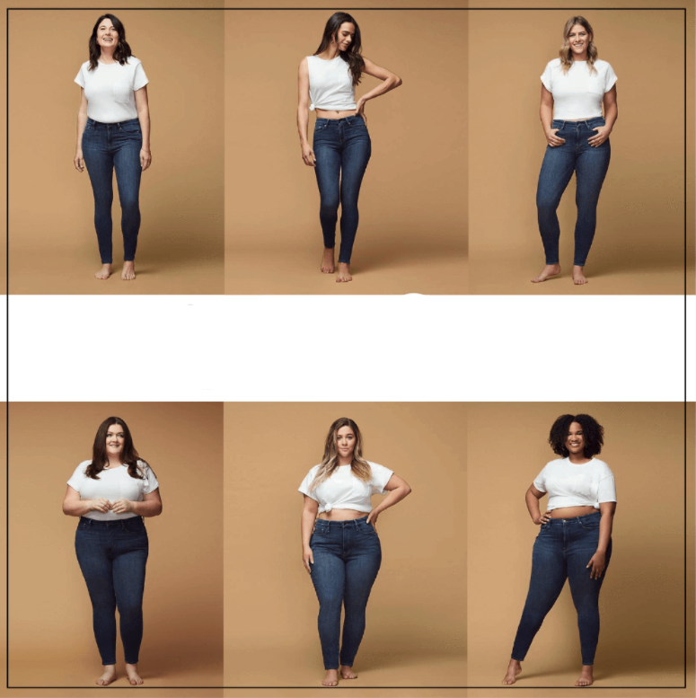 Frauen Jegging Jeans