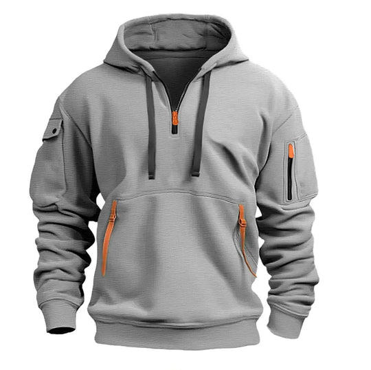Herren-Hoodie mit mehreren Taschen 3