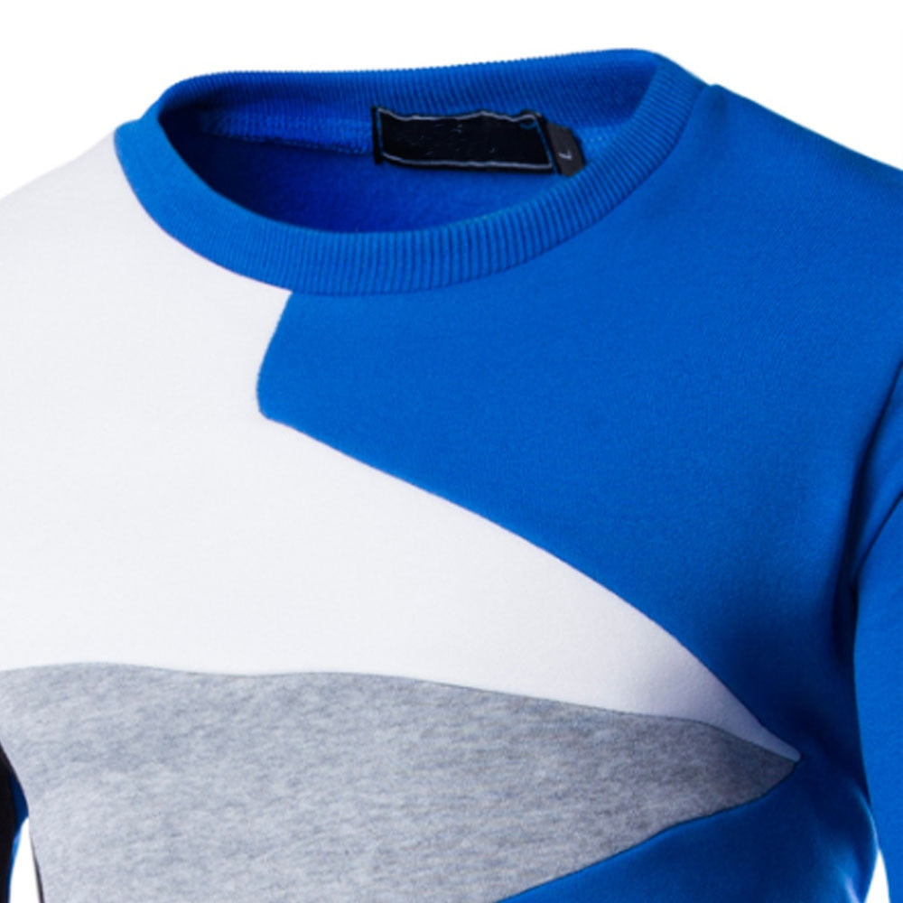 Herren Sweatshirt Mit Rundhalsausschnitt