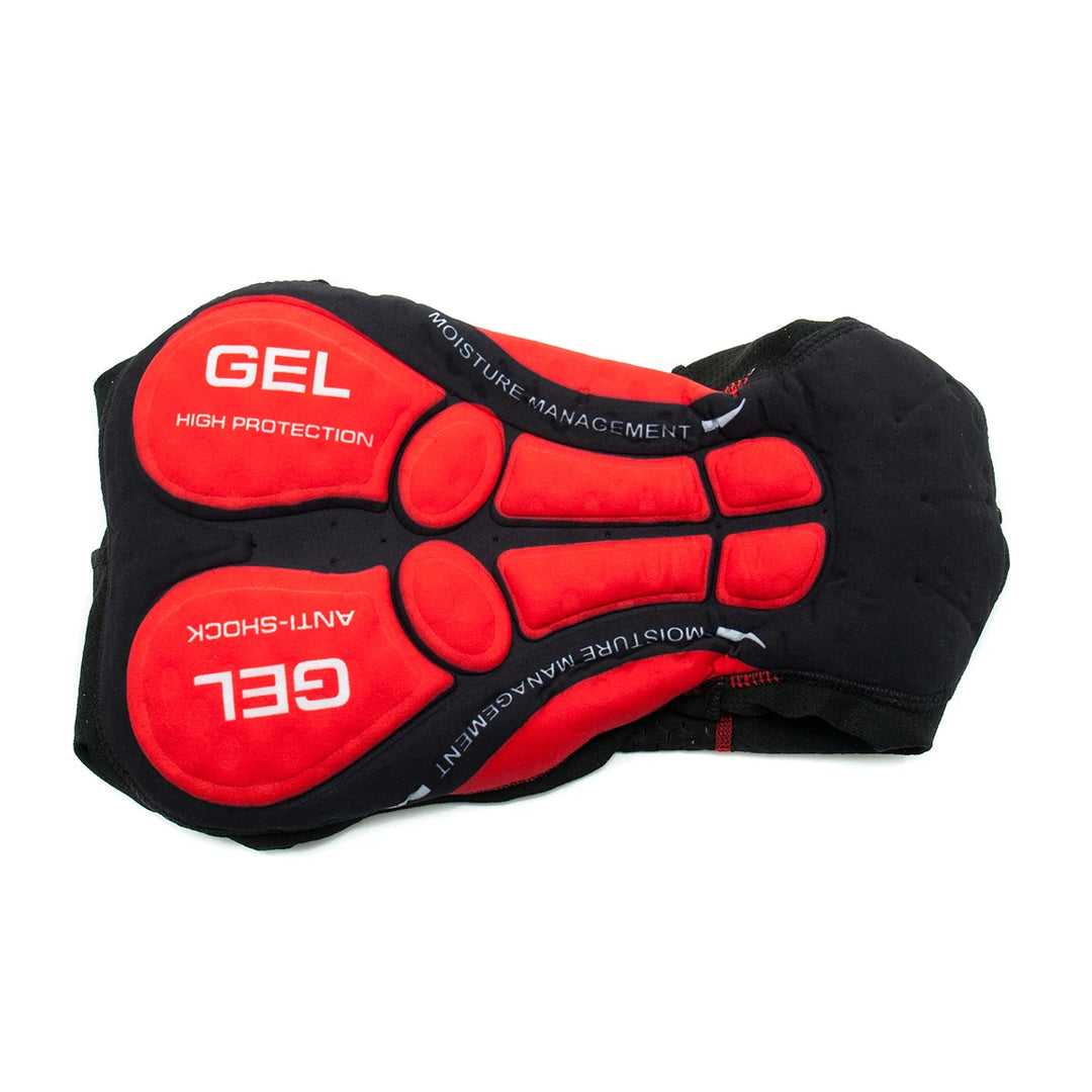 Herren Fahrradhosen Atmungsaktive Radhose mit Gelpolster 5