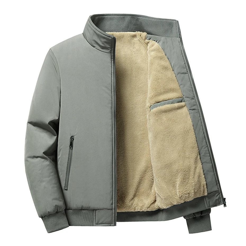 Herren Fleecejacke Dick Warm und Bequem 1