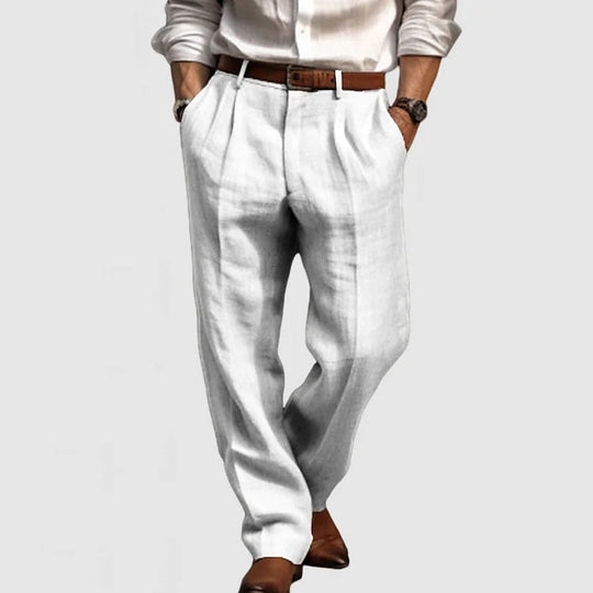 Herren Freizeithose Klassisch Gerade 5