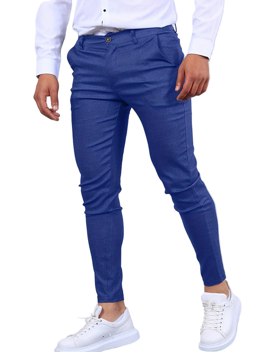 Herren Hosen Slim Fit Modernes Design Vielseitig Kombinierbar 4