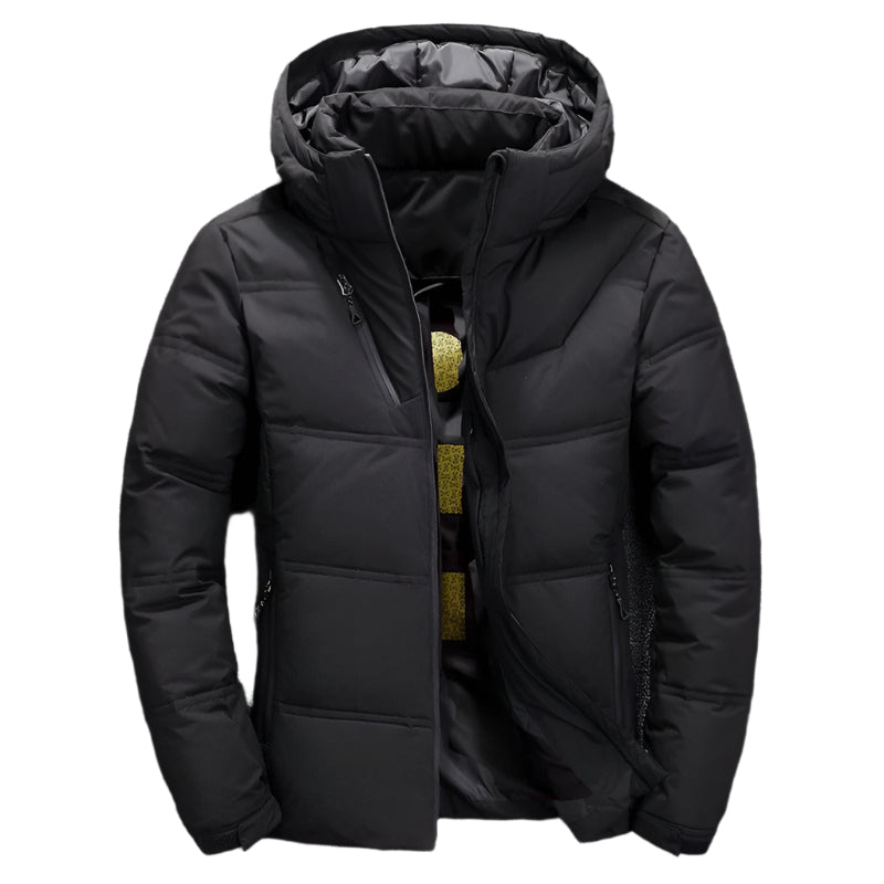 Herren Jacke Winter Puffer Daunenmaterial Modernes Design 0