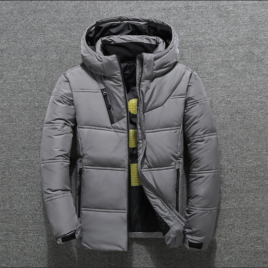 Herren Jacke Winter Puffer Daunenmaterial Modernes Design 3