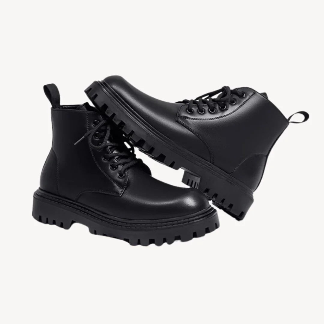 Herren Kampfstiefel mit Klobiger Sohle für Outdoor und Freizeit 2