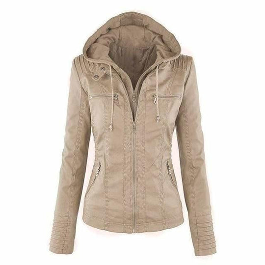 Herren Kapuzenjacke im Vintage-Stil aus Kunstmaterial 2
