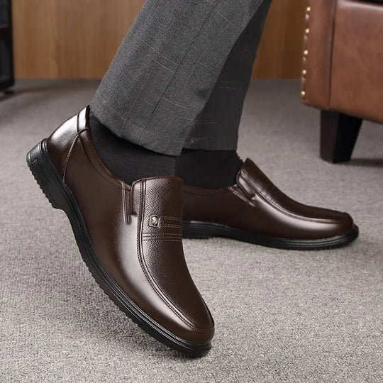 Herren Loafers Elegante Leder Schuhe 2