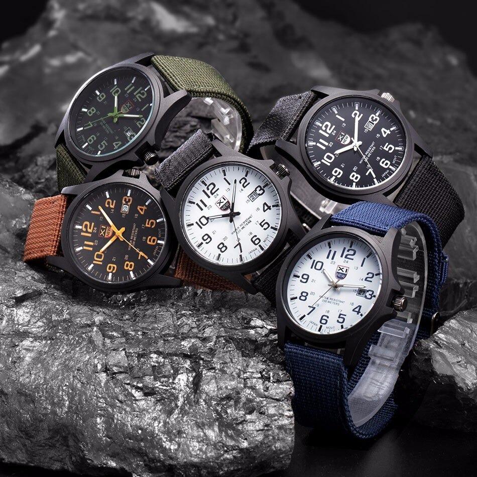 Herren Militär-Armbanduhr Multifunktional 5