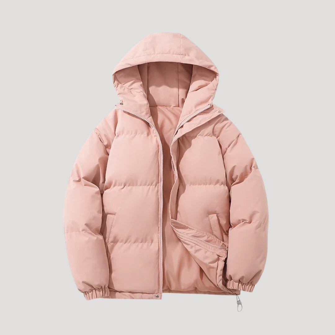 Herren Pufferjacke mit Kapuze für den Winter 1