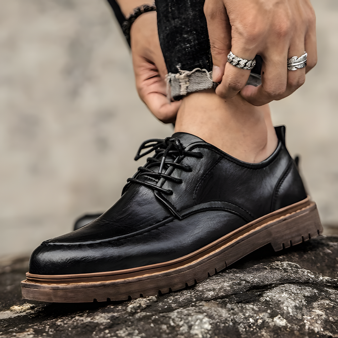 Herren Schnürschuhe Klassisch Stilvoll 2