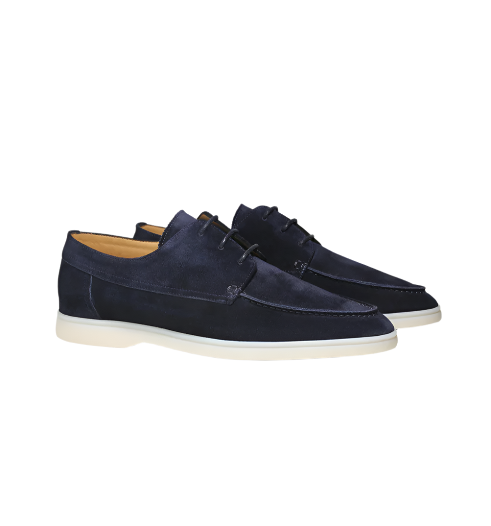 Herren Schuhe Faulenzer Komfortabel Hochwertige Textilien und Leder 0
