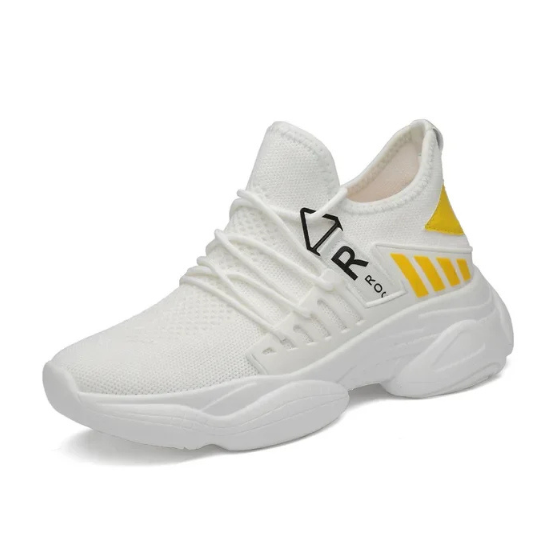 Herren Sneakers Minimalistisch Atmungsaktives Material mit Versteckter Erhöhung 10