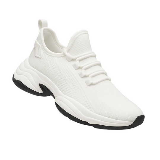Herren Sneakers Minimalistisch PU-Leder mit Versteckter Erhöhung 0