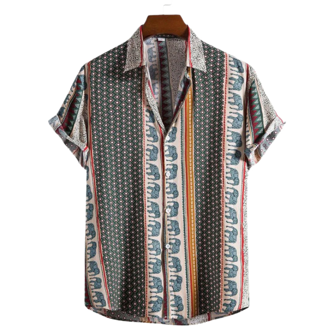Herren T-Shirt Geometrisches Design Leichtes Material 0