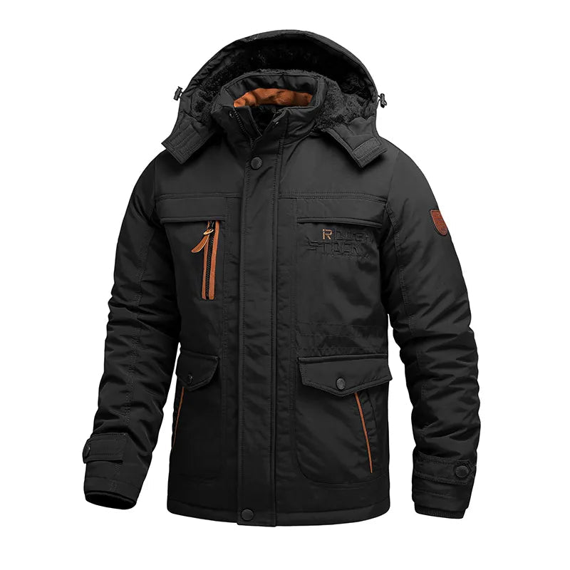 Herren Wintermantel Taktisch Wasserdicht 0