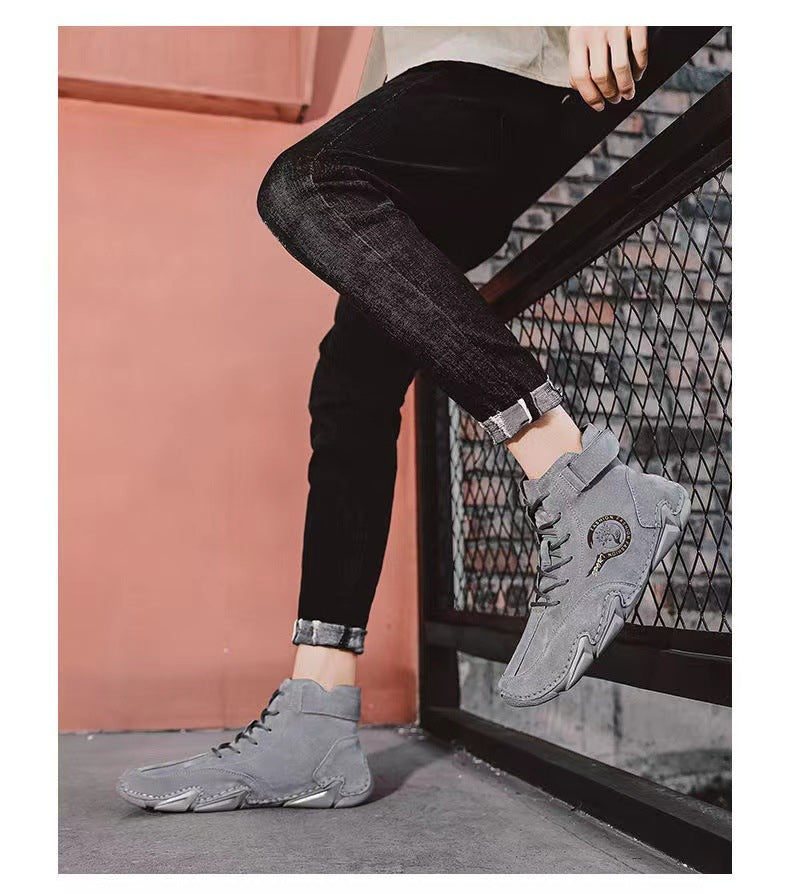 Herren Winterstiefel Bequem für Aktive Tage mit Gepolsterter Sohle 4