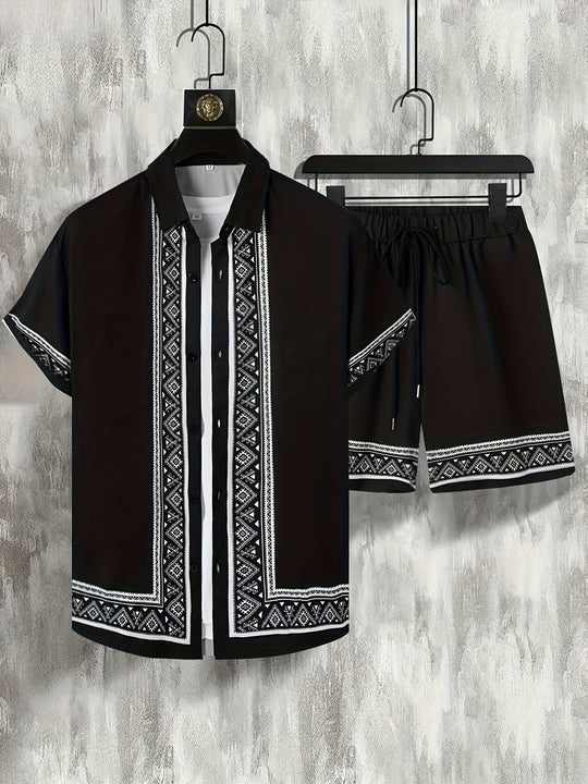 Herren Zweiteiliges Set Boho Stil 0