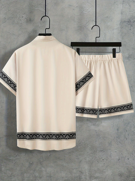 Herren Zweiteiliges Set Boho Stil 7