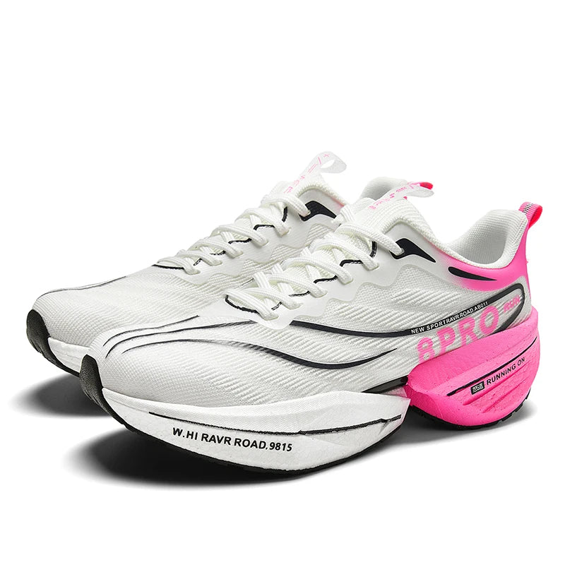 Herren und Damen Marathon Laufschuhe Atmungsaktives Air Mesh mit Carbonplatte 6