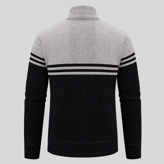 Herrenpullover Klassisch Minimalistisch Runder Halsausschnitt 2