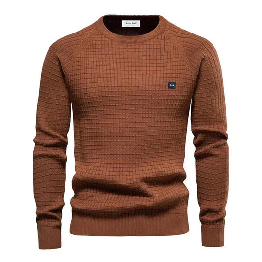 Herrenpullover Mit Gestricktem Design Für Kühle Tage 7